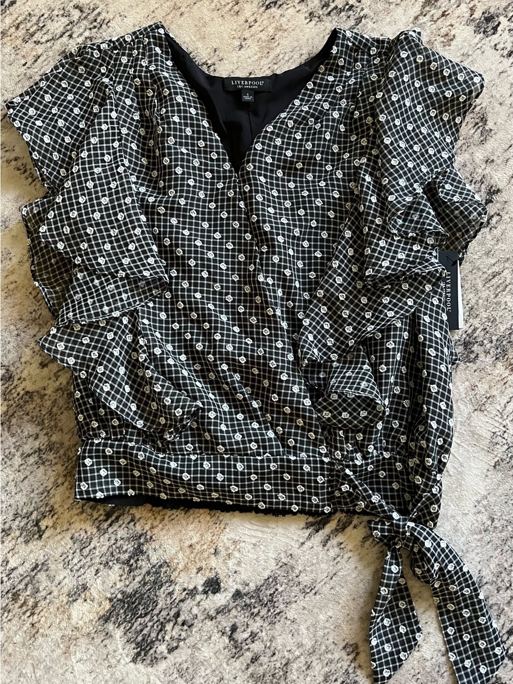 Liverpool short sleeved blouse